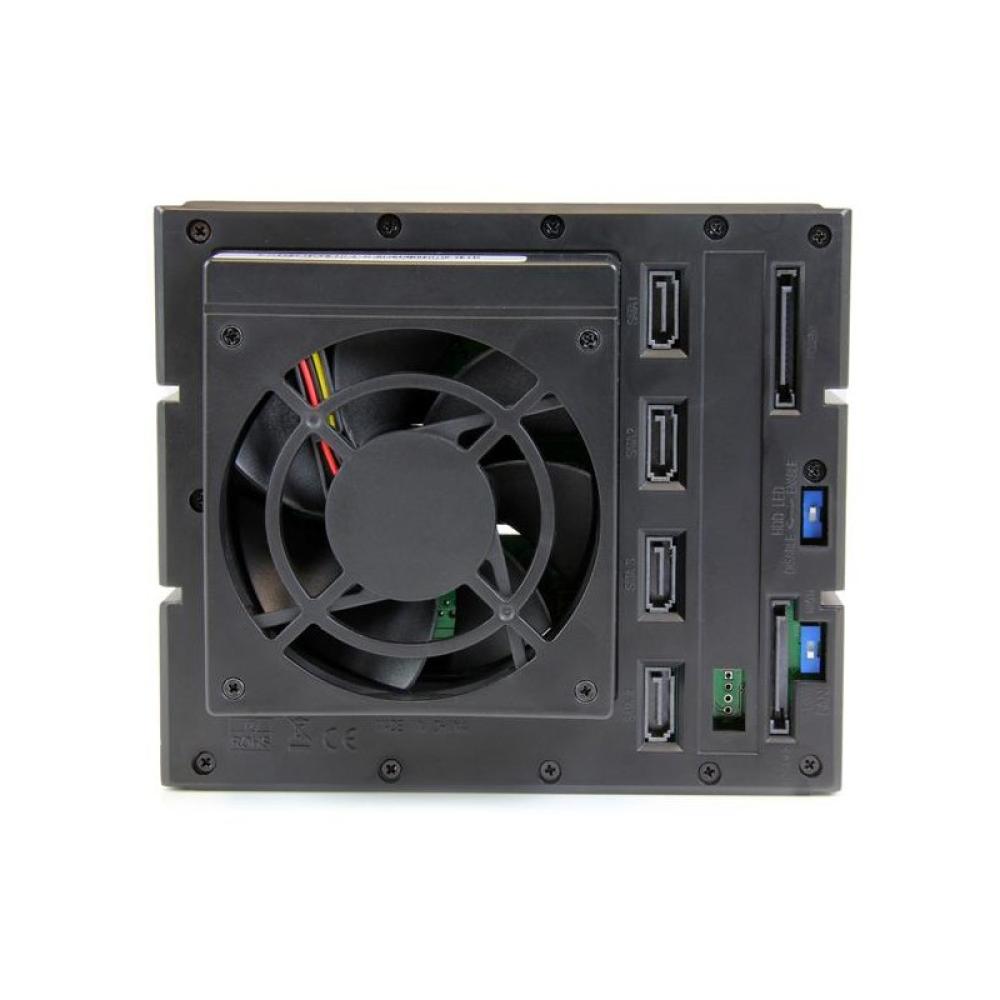 StarTech.com - Rack Móvil Backplane de 4 Bahías de Intercambio en Caliente - Rack Móvil Hot Swap sin Bandeja para Unidades de DD