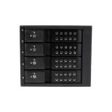 StarTech.com - Rack Móvil Backplane de 4 Bahías de Intercambio en Caliente - Rack Móvil Hot Swap sin Bandeja para Unidades de DD