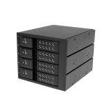 StarTech.com - Rack Móvil Backplane de 4 Bahías de Intercambio en Caliente - Rack Móvil Hot Swap sin Bandeja para Unidades de DD