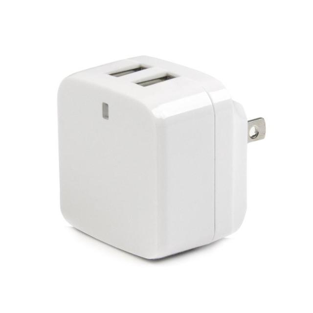 StarTech.com - Cargador de Pared USB de 2 Puertos para Tablets Smartphones - Cargador Blanco de Alta Potencia para Viajes