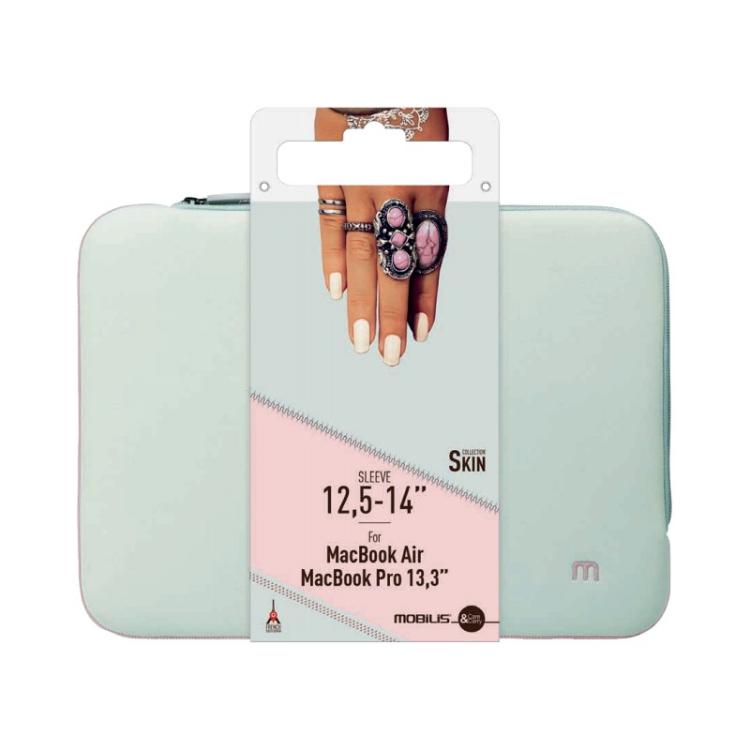 Mobilis - 049005 maletines para portátil 35,6 cm (14") Funda Gris, Rosa