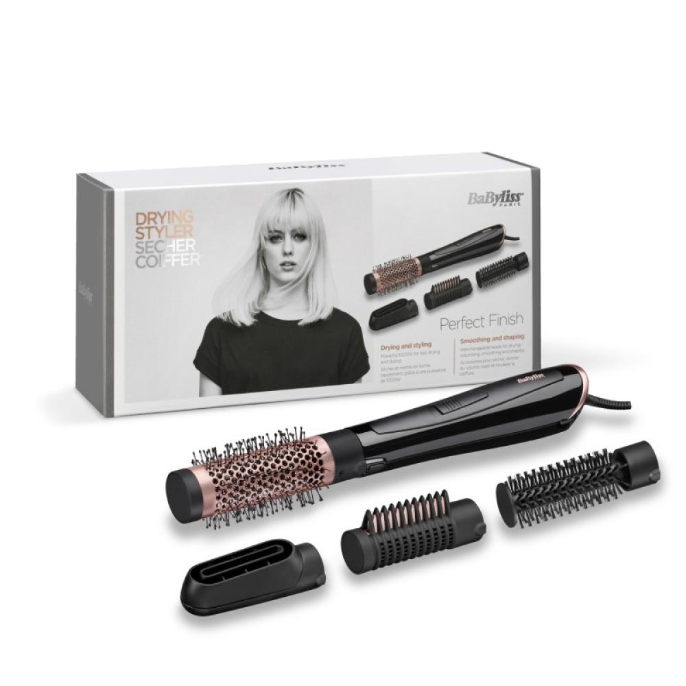 BaByliss - Perfect Finish Cepillo de aire caliente Caliente Negro 1000 W 2,2 m