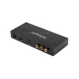 StarTech.com - Conversor Adaptador de Vídeo Compuesto o S-Video a HDMI con Audio - 720p - NTSC y PAL