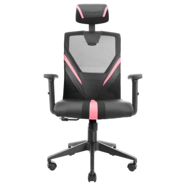 Mars Gaming - MGCERGOBPK Silla Gaming, Rosa, Grande