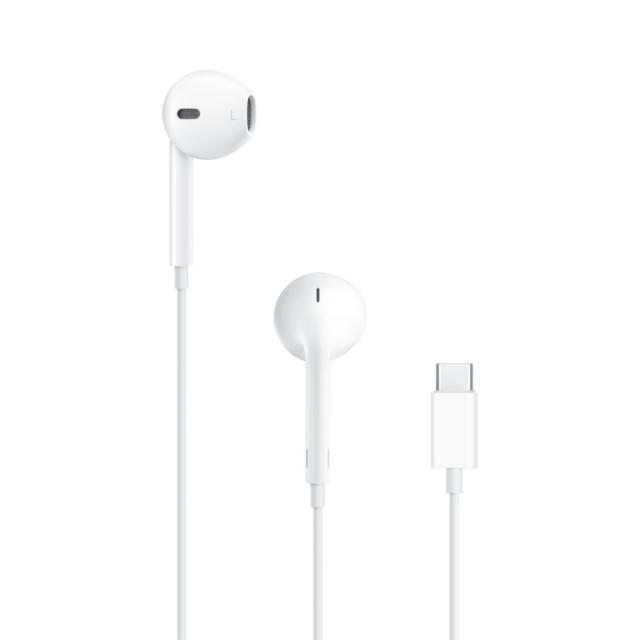 Apple - EarPods (USB-C) Auriculares Alámbrico Dentro de oído Llamadas/Música USB Tipo C Blanco - MTJY3ZM/A