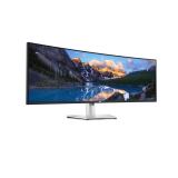 DELL - UltraSharp U4924DW pantalla para PC 124,5 cm (49") 5120 x 1440 Pixeles 5K Ultra HD LCD Negro, Plata