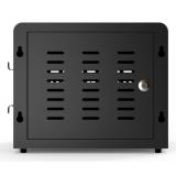 Compulocks - CC1601B-EU organizador para estación de carga Montaje en pared y sobremesa Acero Negro