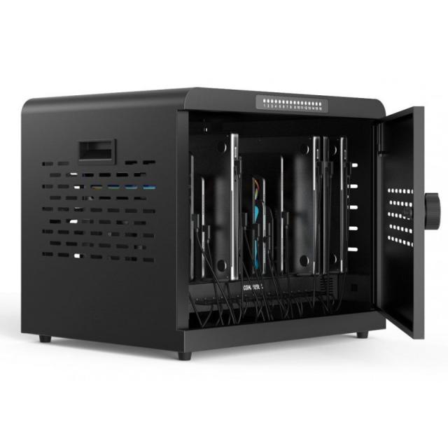 Compulocks - CC1601B-EU organizador para estación de carga Montaje en pared y sobremesa Acero Negro