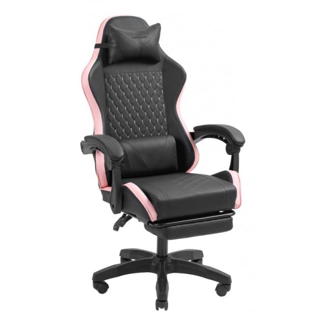 Mars Gaming - MGC-X Silla para videojuegos de PC Asiento acolchado Negro, Rosa