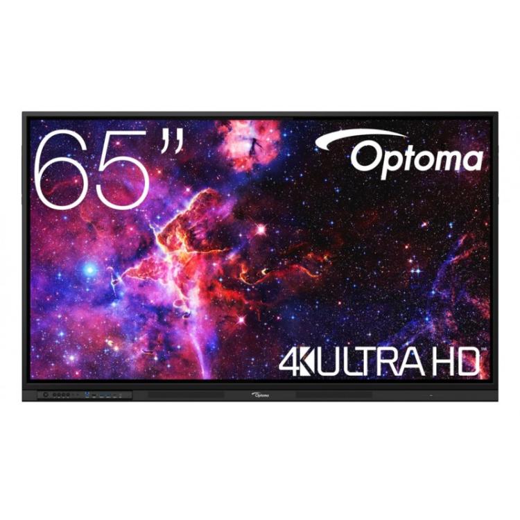 Optoma - 3653RK pizarra blanca interactiva 165,1 cm (65") 3840 x 2160 Pixeles Pantalla táctil Negro