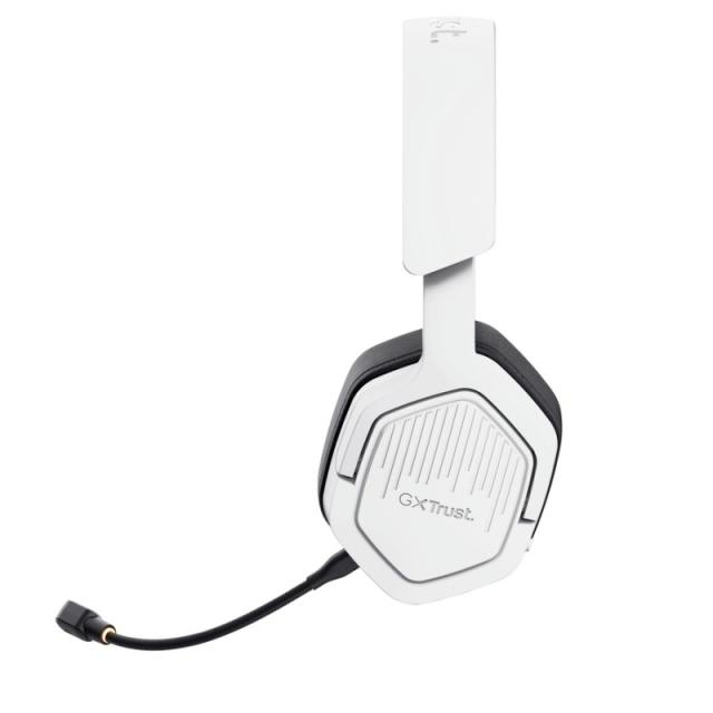 Trust - GXT 493PS Carus Auriculares Inalámbrico y alámbrico Diadema Juego Bluetooth Blanco