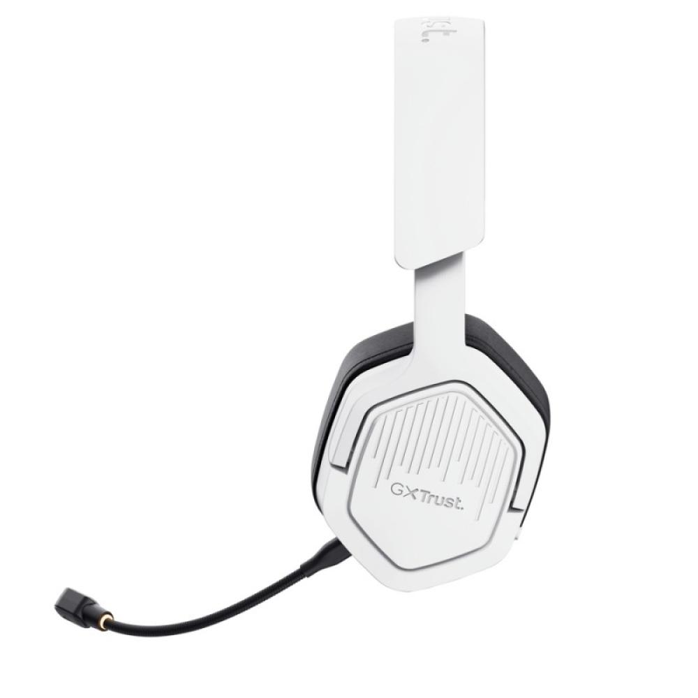 Trust - GXT 493PS Carus Auriculares Inalámbrico y alámbrico Diadema Juego Bluetooth Blanco