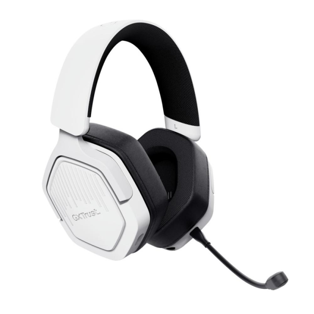 Trust - GXT 493PS Carus Auriculares Inalámbrico y alámbrico Diadema Juego Bluetooth Blanco