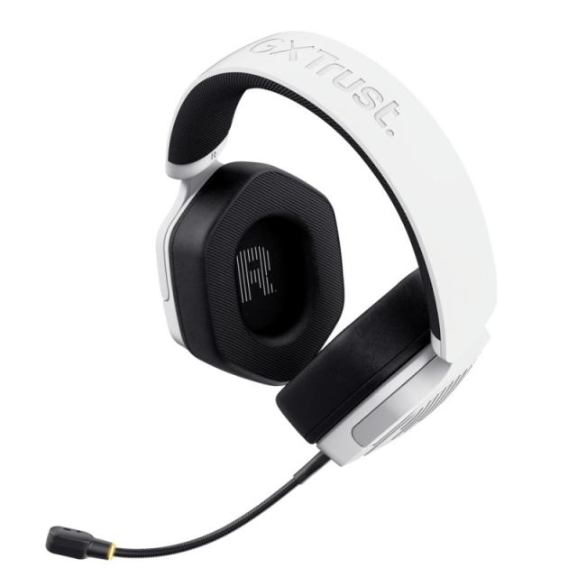 Trust - GXT 493PS Carus Auriculares Inalámbrico y alámbrico Diadema Juego Bluetooth Blanco