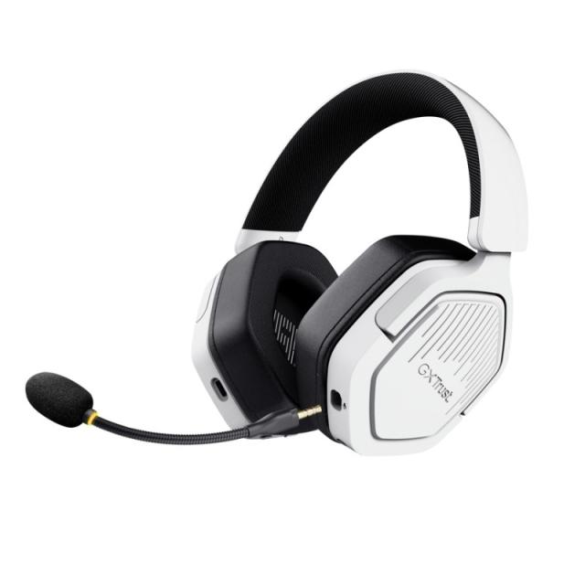 Trust - GXT 493PS Carus Auriculares Inalámbrico y alámbrico Diadema Juego Bluetooth Blanco