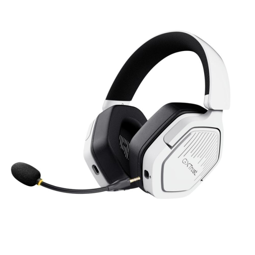 Trust - GXT 493PS Carus Auriculares Inalámbrico y alámbrico Diadema Juego Bluetooth Blanco