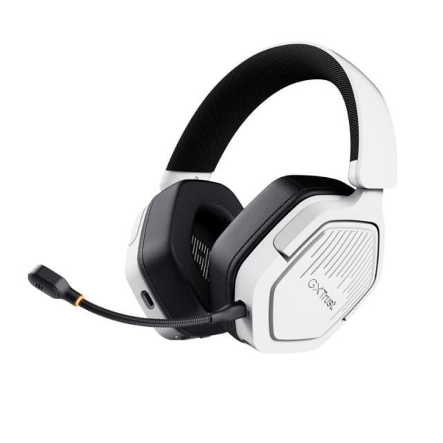 Trust - GXT 493PS Carus Auriculares Inalámbrico y alámbrico Diadema Juego Bluetooth Blanco