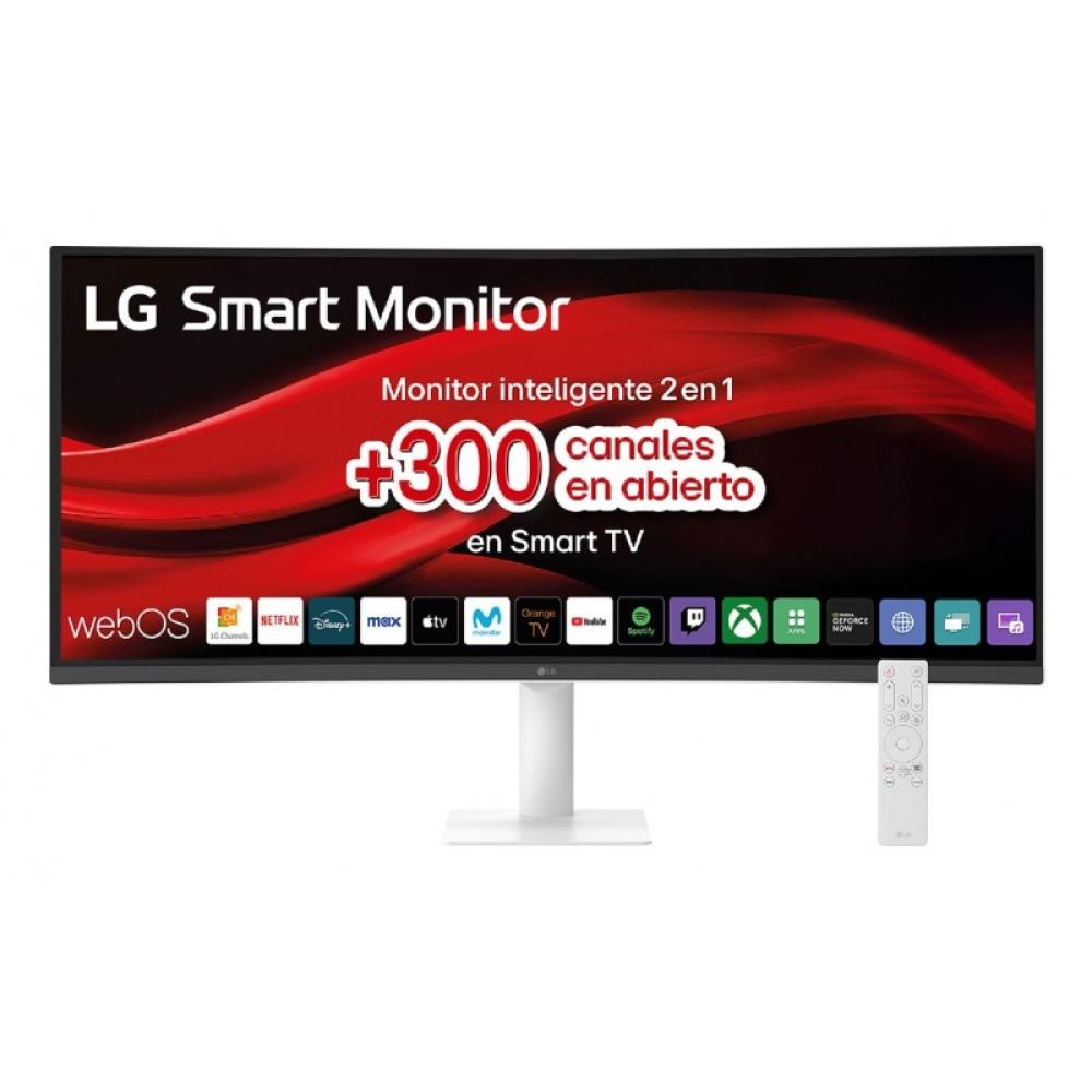 LG - 34U601SA-W pantalla para PC 86,4 cm (34") 3440 x 1440 Pixeles Dual WQHD LCD Blanco