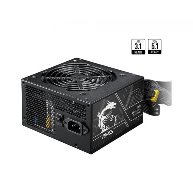 MSI - MAG A750BN PCIE5 II unidad de fuente de alimentación 750 W 24-pin ATX ATX Negro
