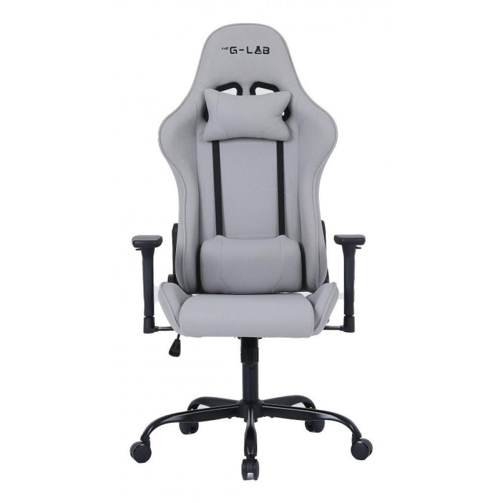 The G-Lab - K Seat Platinium Silla para videojuegos universal Asiento acolchado Gris