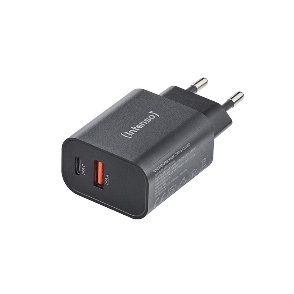 Intenso - 7803010 adaptador e inversor de corriente Interior 30 W Negro