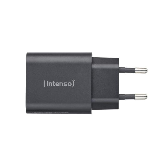 Intenso - 7803010 adaptador e inversor de corriente Interior 30 W Negro