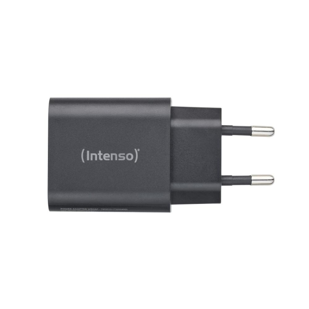Intenso - 7803010 adaptador e inversor de corriente Interior 30 W Negro