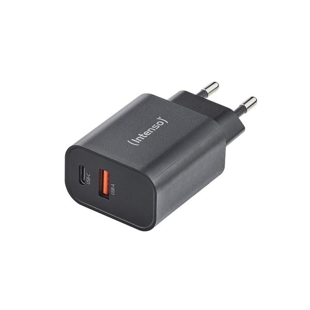 Intenso - 7803010 adaptador e inversor de corriente Interior 30 W Negro