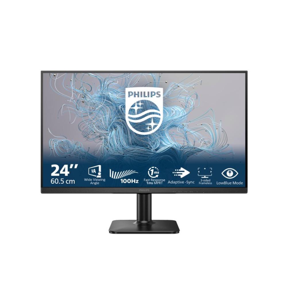 Philips - 1000 series 24E2N1100LB/00 pantalla para PC 60,5 cm (23.8") 1920 x 1080 Pixeles Full HD LCD Negro