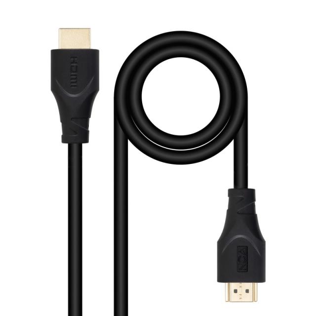 Nanocable - Cable HDMI V1.4 CCS, A/M-A/M, Negro, 1m
