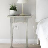 Nanocable - Base de enchufe de pared tipo schuko con 1xUSB-A QC 3.0 + 1xUSB-C PD - Max. 3.4A, Blanco