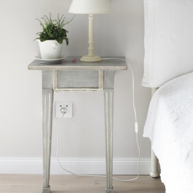 Nanocable - Base de enchufe de pared tipo schuko con 2 USB-C PD - Max. 3.4A, Blanco