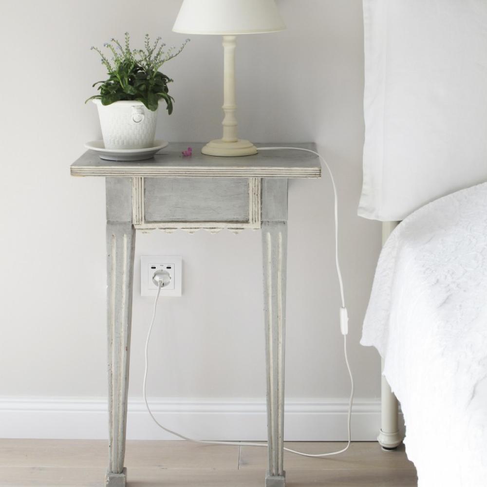 Nanocable - Base de enchufe de pared tipo schuko con 2 USB-C PD - Max. 3.4A, Blanco