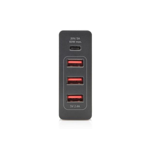 Digitus - Adaptador USB universal de 4 puertos, USB Type-C™