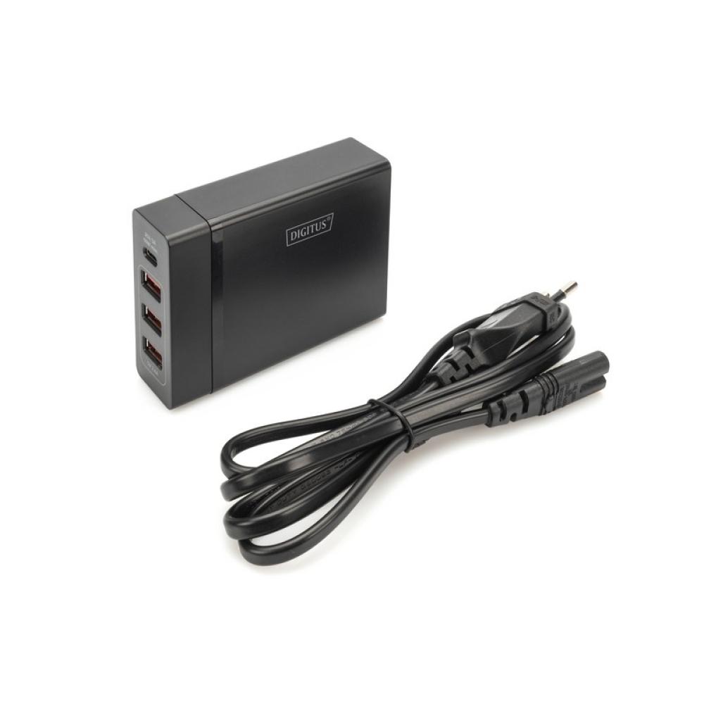 Digitus - Adaptador USB universal de 4 puertos, USB Type-C™