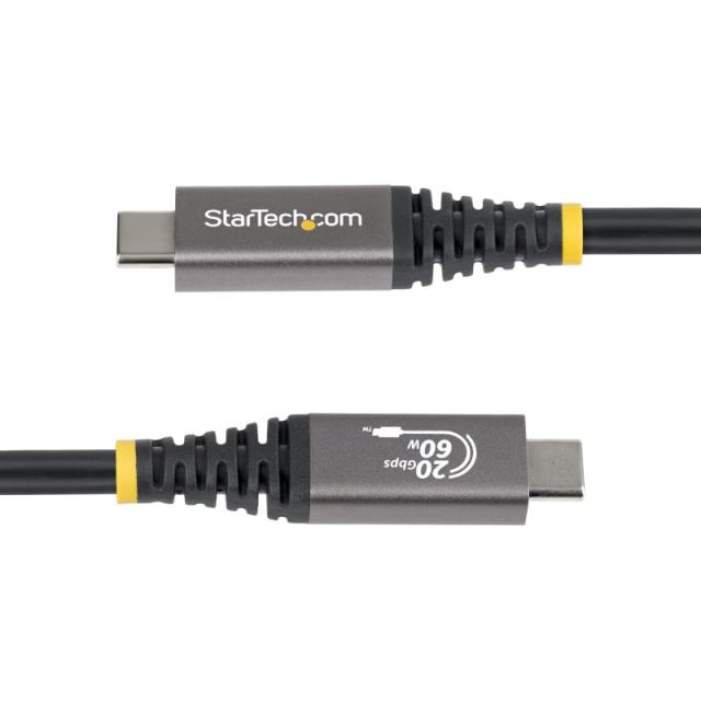 StarTech.com - Cable USB4 3m - Cable USB-C Certificado USB-IF - 20Gbps - PD 240W EPR - 4K120 - DP 2.1 - Cable USB Tipo C - Recub