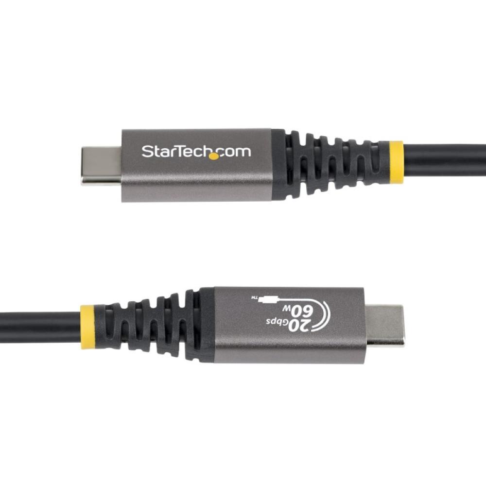 StarTech.com - Cable USB4 3m - Cable USB-C Certificado USB-IF - 20Gbps - PD 240W EPR - 4K120 - DP 2.1 - Cable USB Tipo C - Recub