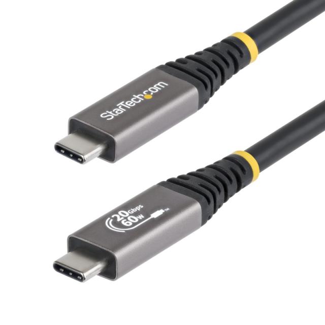 StarTech.com - Cable USB4 3m - Cable USB-C Certificado USB-IF - 20Gbps - PD 240W EPR - 4K120 - DP 2.1 - Cable USB Tipo C - Recub