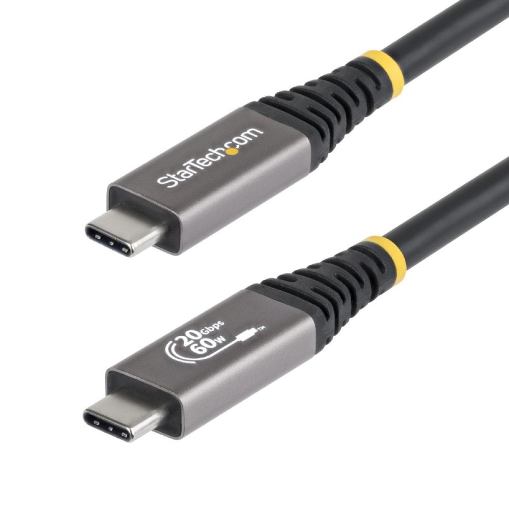 StarTech.com - Cable USB4 3m - Cable USB-C Certificado USB-IF - 20Gbps - PD 240W EPR - 4K120 - DP 2.1 - Cable USB Tipo C - Recub