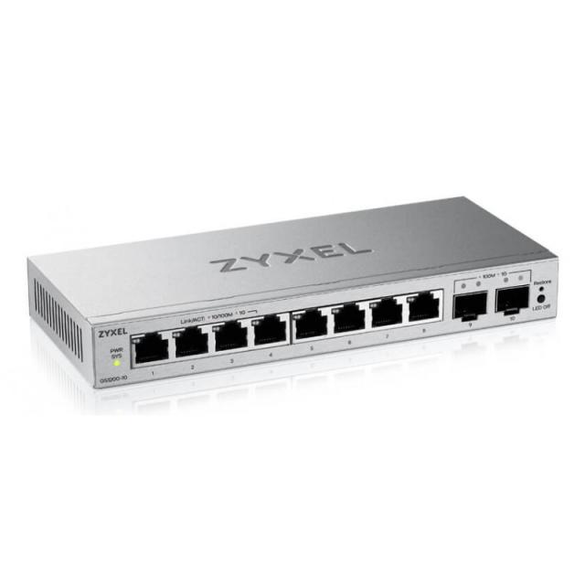 Zyxel - GS1200-10v3 Gestionado L2 Gigabit Ethernet (10/100/1000) Escritorio Gris