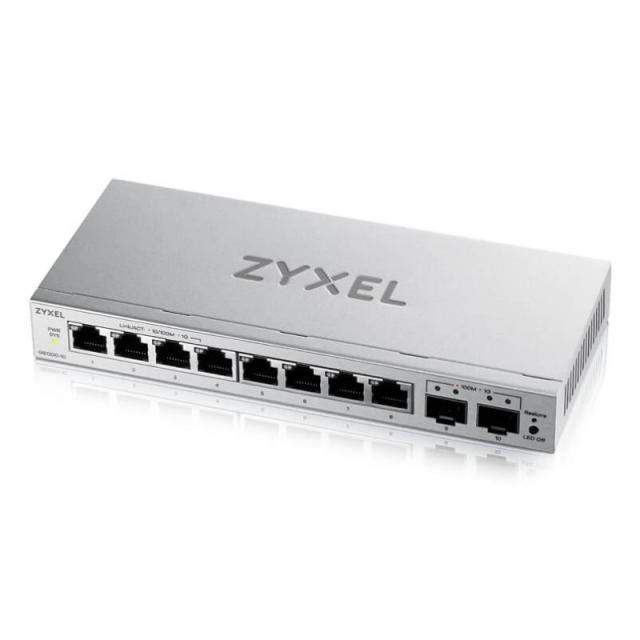 Zyxel - GS1200-10v3 Gestionado L2 Gigabit Ethernet (10/100/1000) Escritorio Gris