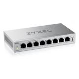 Zyxel - GS1200-8V3 Gestionado L2 Gigabit Ethernet (10/100/1000) Escritorio Gris