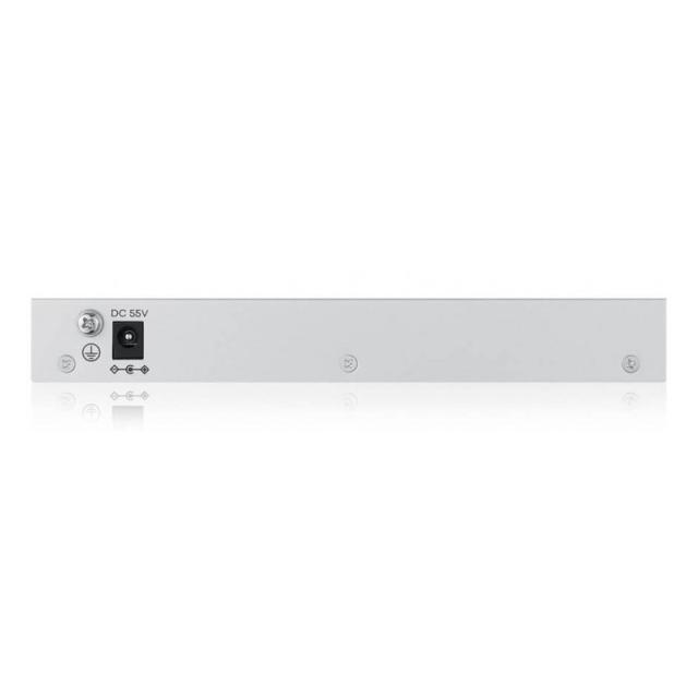 Zyxel - GS1200-8HPV3 Gestionado L2 Gigabit Ethernet (10/100/1000) Energía sobre Ethernet (PoE) Escritorio Gris