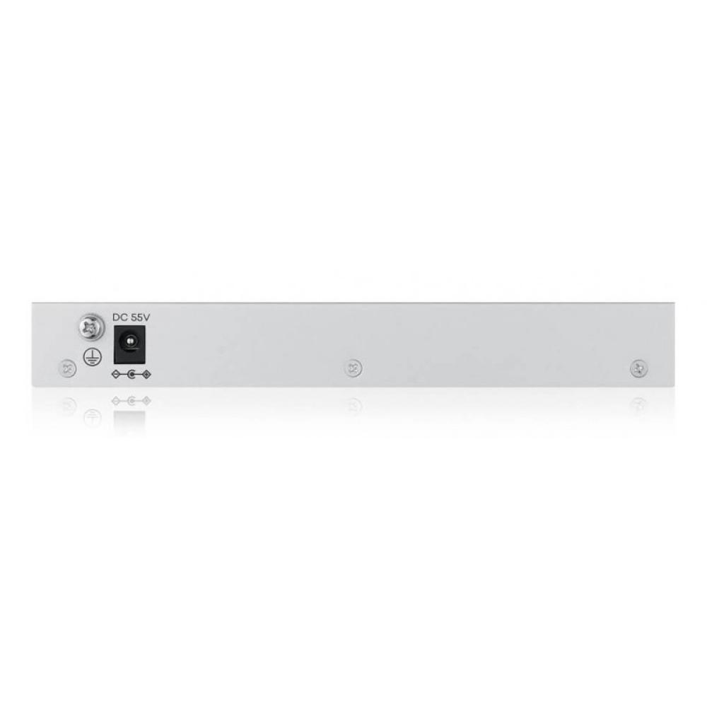 Zyxel - GS1200-8HPV3 Gestionado L2 Gigabit Ethernet (10/100/1000) Energía sobre Ethernet (PoE) Escritorio Gris