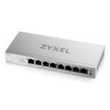 Zyxel - GS1200-8HPV3 Gestionado L2 Gigabit Ethernet (10/100/1000) Energía sobre Ethernet (PoE) Escritorio Gris