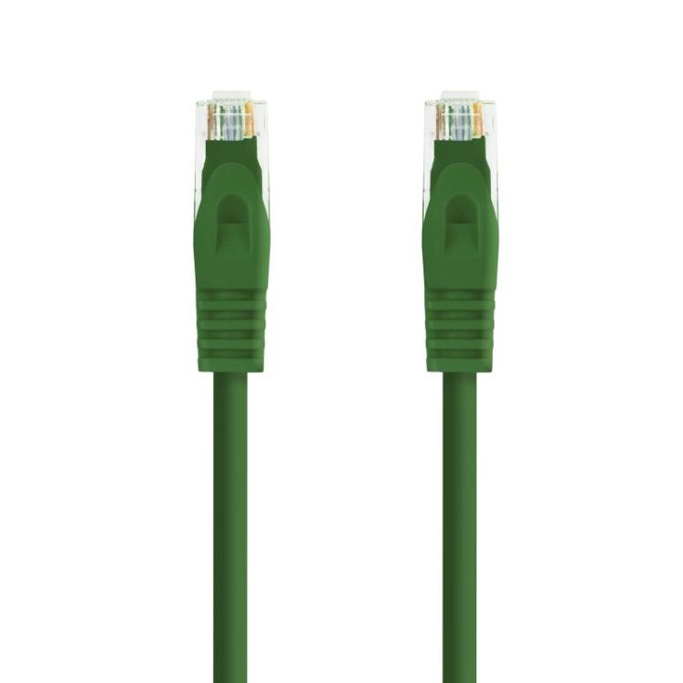 Nanocable - Cable de red latiguillo RJ45 LSZH Cat.6A UTP AWG24, Verde, 1.0m
