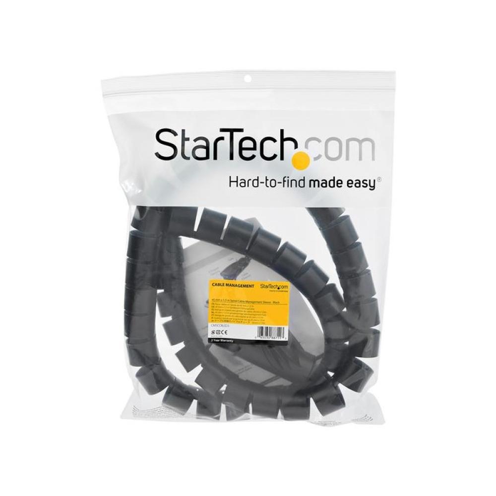 StarTech.com - Manga de 1,5m en Espiral para Gestión de Cableado con Diámetro de 45mm