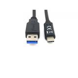Equip - 128344 Cable USB 3.2 Gen 1 C a A , M/M , 2,0m, 5Gbps, Negro