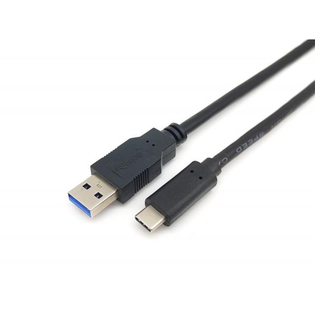 Equip - 128344 Cable USB 3.2 Gen 1 C a A , M/M , 2,0m, 5Gbps, Negro