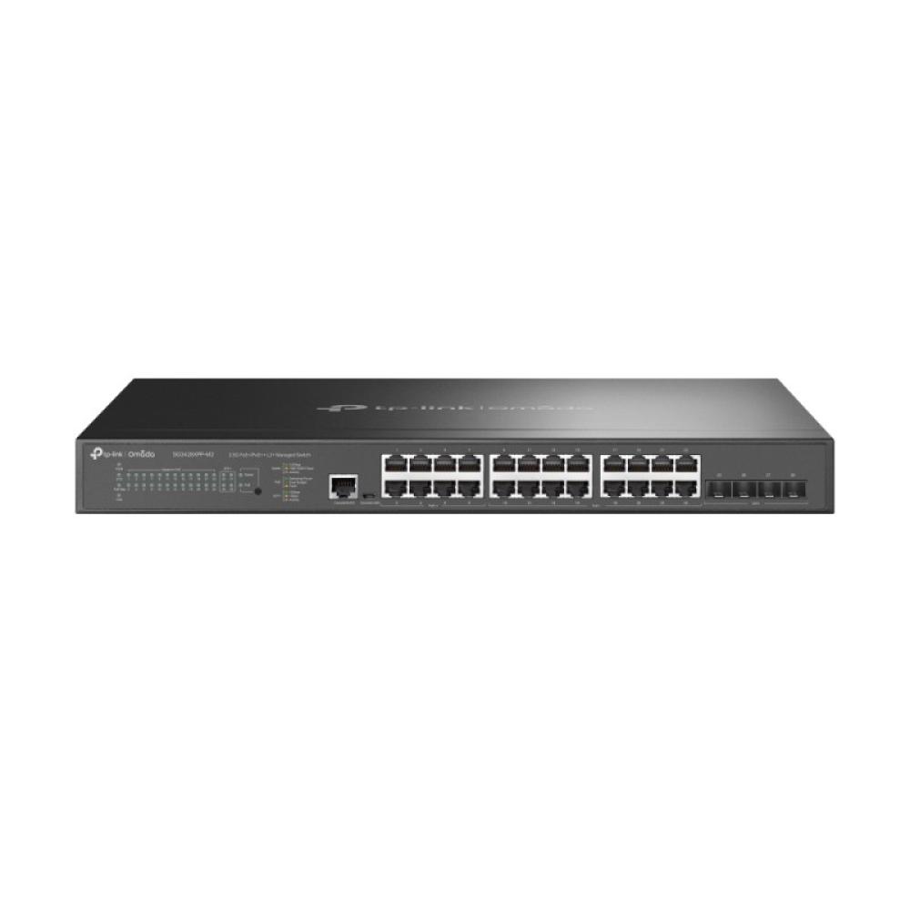 TP-Link - Omada SG3428XPP-M2 switch Gestionado L2+ 2.5G Ethernet (100/1000/2500) Energía sobre Ethernet (PoE) 1U Negro